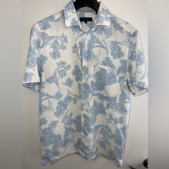 Ted Baker London Floral Print shirt - Picture 1 of 3